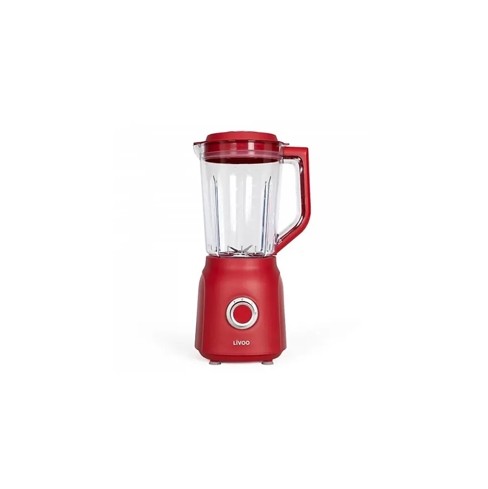 Blender 1.5l 600w inox rouge Livoo DOP242R