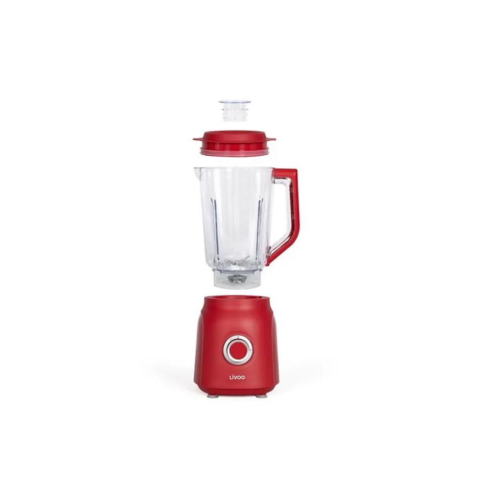 Blender 1.5l 600w inox rouge Livoo DOP242R