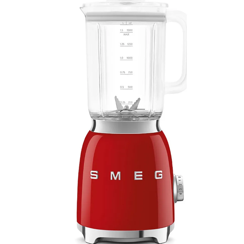 Blender 1.5l 800w rouge Smeg BLF03RDEU année 50