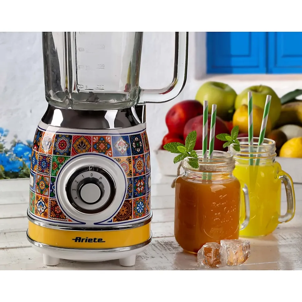 Blender Vintage Positano 1.5L 1000W 4 Vitesses ARIETE