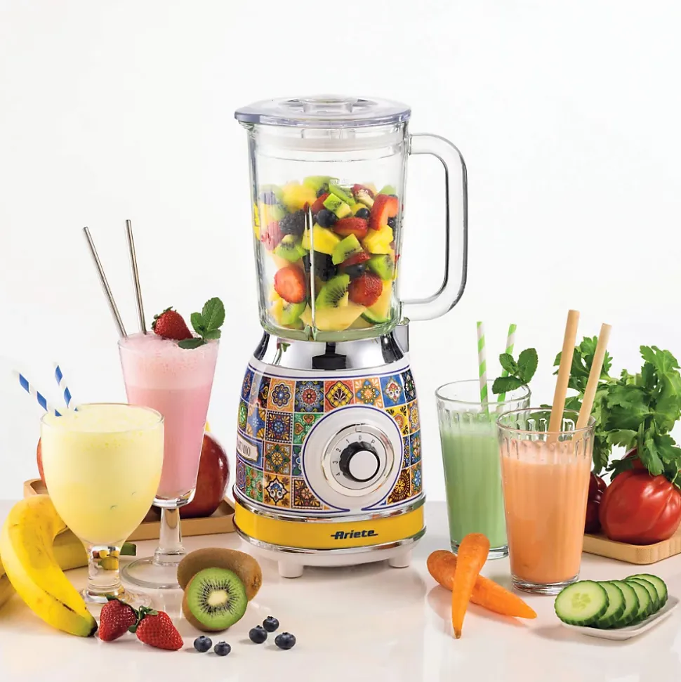 Blender Vintage Positano 1.5L 1000W 4 Vitesses ARIETE