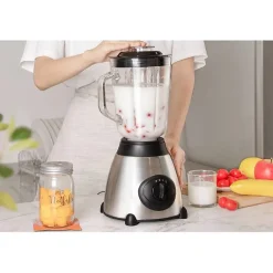 Blender 800w 1.5 Litre 3 Vitesses Acier Inoxydable De Royalty Line