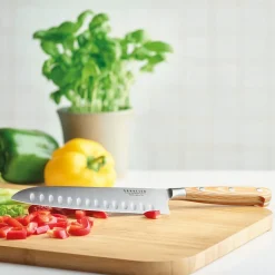 Bloc bambou de 5 couteaux de cuisine Bois clair - Essentiel par Sabatier Trompette