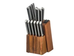Bloc couteaux de cuisine et couteaux à steak LOKI LOVIISA - 14 pièces