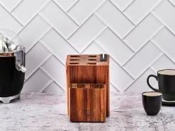 Bloc couteaux de cuisine et couteaux à steak LOKI LOVIISA - 14 pièces