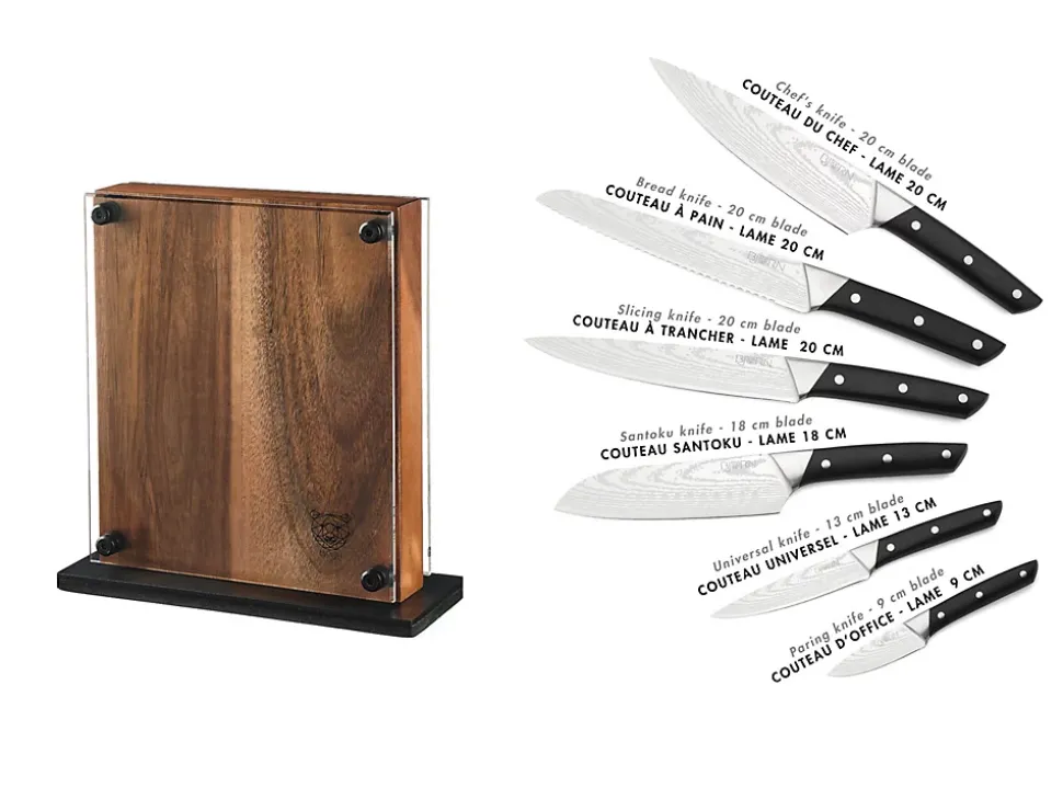 Bloc couteaux de cuisine ERLING RAUMA - 7 pièces