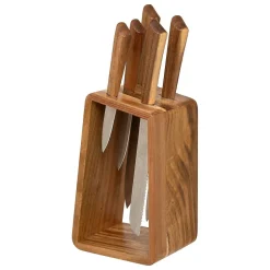 Bloc de 5 couteaux Acacia - Marron- 5five