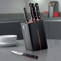 Bloc de 5 couteaux avec aiguiseur Velocity