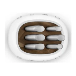 Bloc de 6 couteaux blanc Smeg KBSF02WH