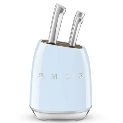 Bloc de 6 couteaux bleu Smeg KBSF02PB