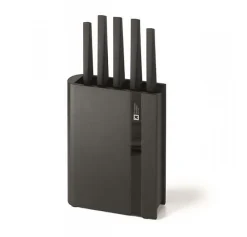 Bloc de 5 couteaux noir Richardson Sheffield R31093K499K20 edge