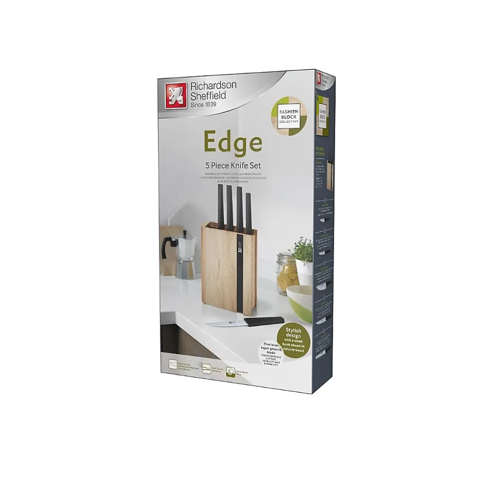 Bloc de 5 couteaux Richardson Sheffield R310AAK498K20 edge nature