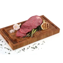 Bloc de boucher 45 x 25 x 4 cm en chêne