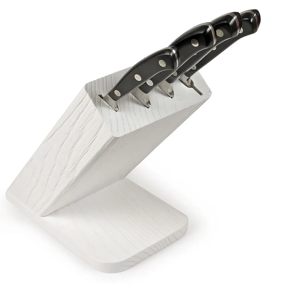 Bloc de Couteaux de Cuisine Ergoforge 16, Noir, Acier, 33x31x13 cm, Sanelli