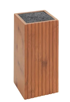 Bloc de rangement pour couteaux en bambou avec insert en poils Wenko