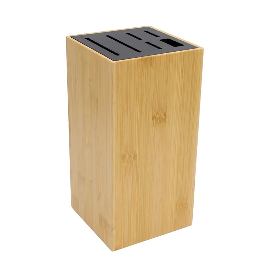 Bloc de rangement pour couteaux en bambou