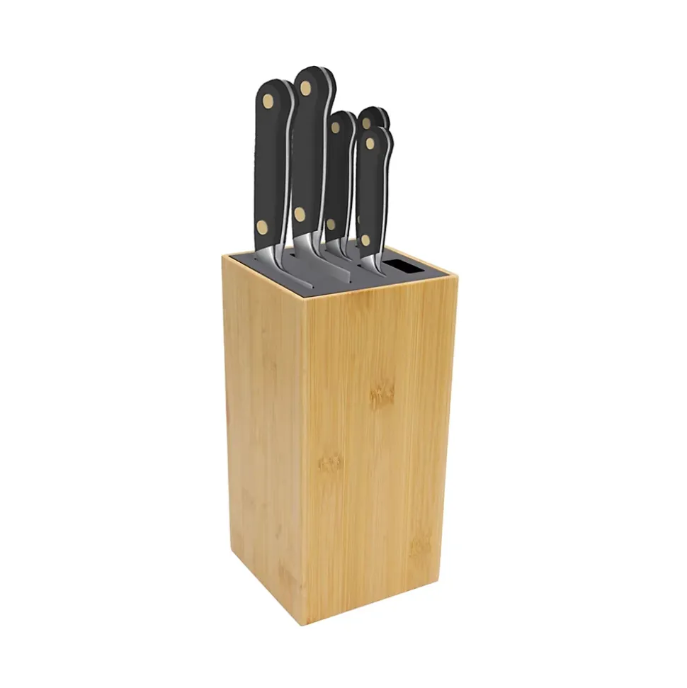 Bloc de rangement pour couteaux en bambou