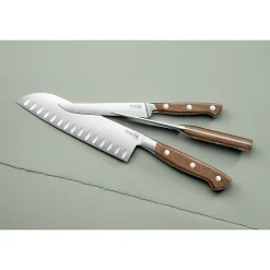 Bloc en bois de 5 couteaux forgé Georges