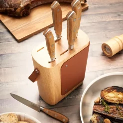 Bloc en bois d'hévéa Bois - Yao par Sabatier Trompette