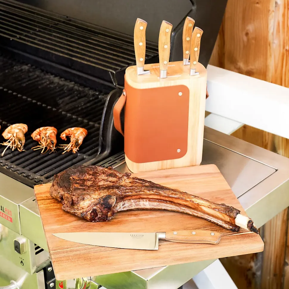 Bloc en bois d'hévéa Bois - Yao par Sabatier Trompette