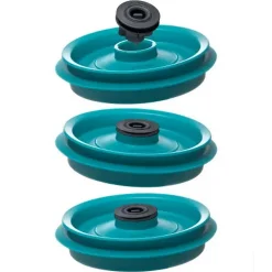 Bocaux sous vide 3 pièces 0.5l vert Airtender AT8403