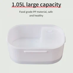 Boite à déjeuner chauffante électrique Bleu Herzberg HG03152-BLU