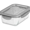 Boite alimentaire rectangulaire en verre 750 ml