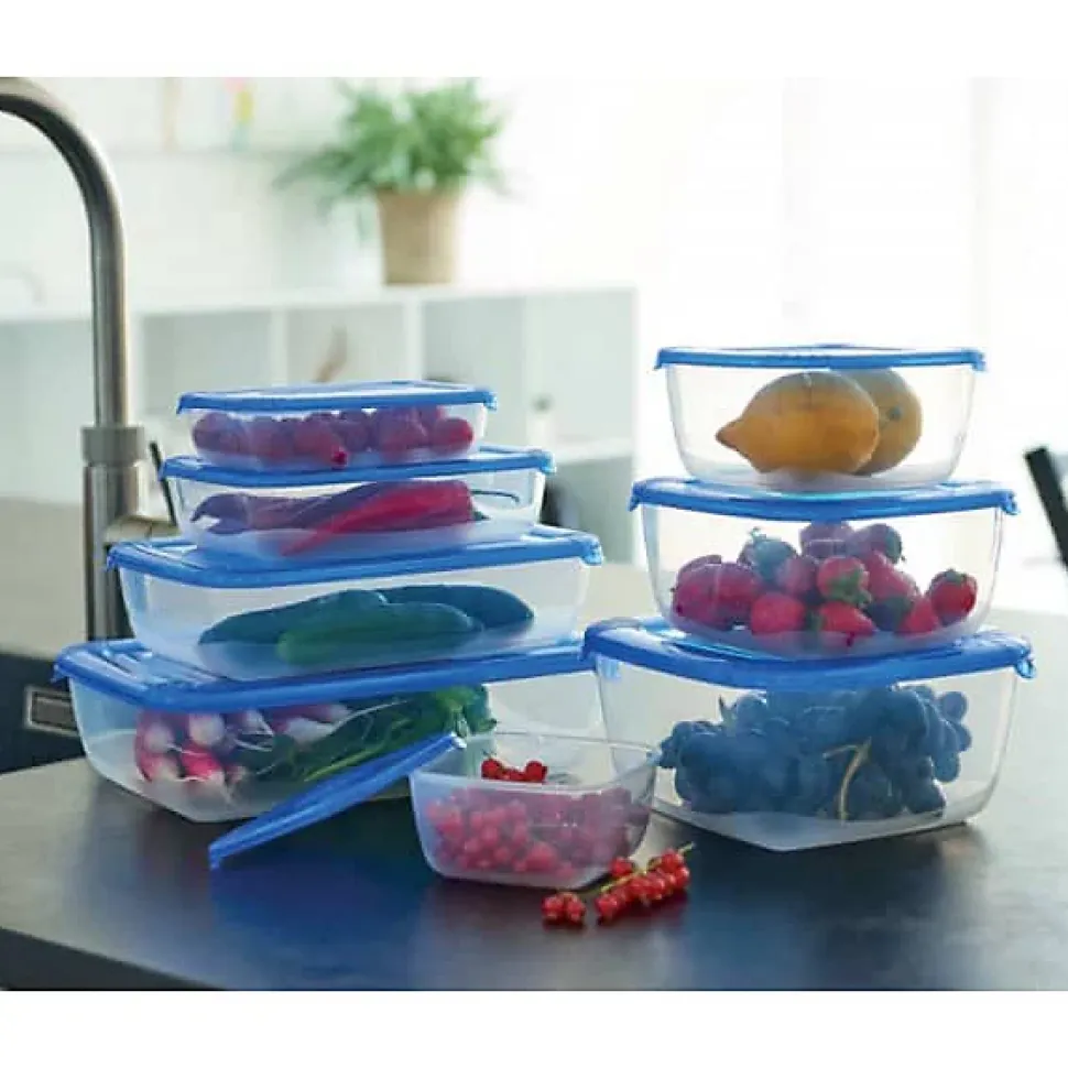 Boite hermétique de congélation carrée polar 950 ml - Gris