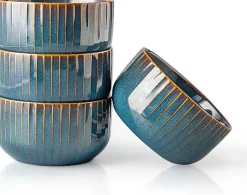 Bol à céréales en porcelaine bleue 11,5 cm