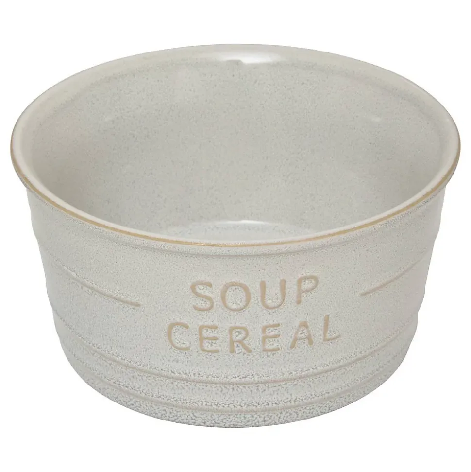 Bol inscription Soup Cereal blanc 50cl - Atmosphera