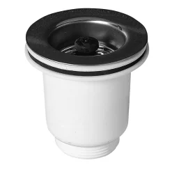 Bonde à panier chromée ø60 mm Wirquin