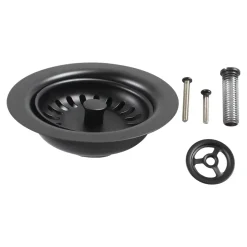 Bonde à panier noir pour évier Ø 79,2 mm