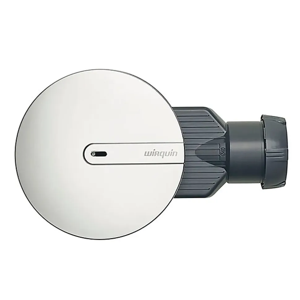 Bonde de douche - Slim + - Wirquin - Extra-plat - Receveur Diamètre 90 mm - Sortie Diamètre 40 mm - Dôme ABS chromé