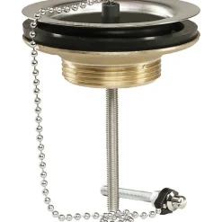 Bonde laiton pour évier grès, diamètre 60 mm - Valentin