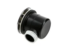 Bonde receveur D60mm + champignon D90mm en métal sortie horizontale - GARIS - P01-BD60CL