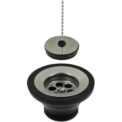 Bonde évier - NICOLL - Bouchon-chaînette - Débit 54L/min