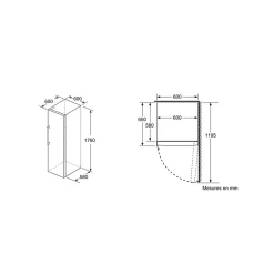 BOSCH Congélateur armoire 225 l No-Frost GSN33FWEV