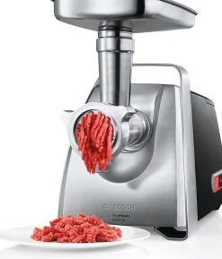 Bosch Hachoir à viande polyvalent Jusqu'à 4.3 kilos de viande par minute Puissance de 800 W, Noir