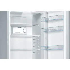 BOSCH KGN36NLEA - Réfrigérateur congélateur bas - 302L (215L + 87L) - Froid NoFrost multiairflow - L 60 x H186cm - Portes inox