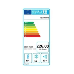 BOSCH Réfrigérateur combiné 308 litres - KGV36VWEAS