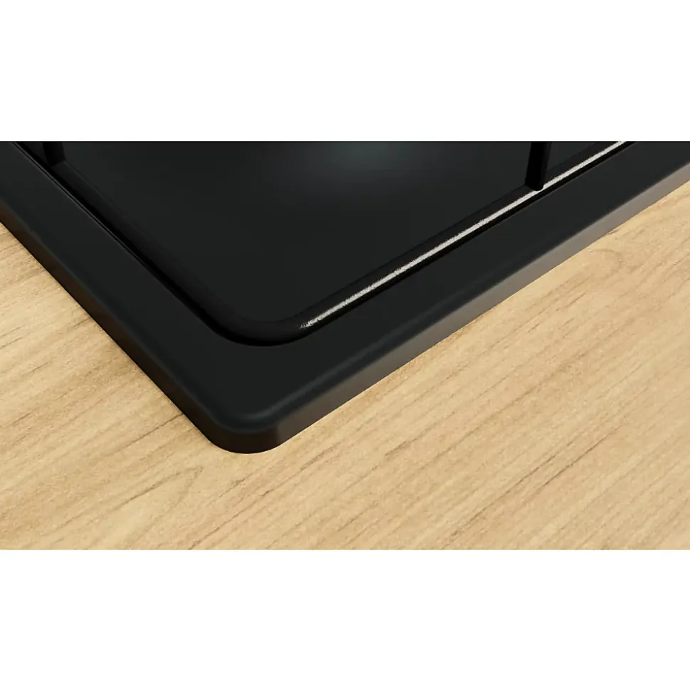 BOSCH Table de cuisson gaz 4 foyers noire - PBP6B6K80