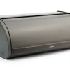 Boîte à pain couvercle coulissant en acier inoxydable Brabantia Platinum anthracite
