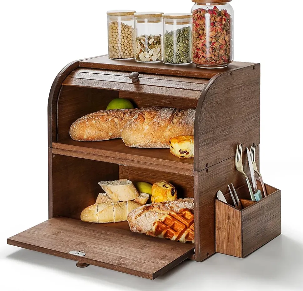 Boîte à Pain de mie Vintage Retro 38 x 25 x 36 cm