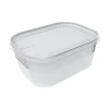 Boîte alimentaire Frigo et congélateur rectangulaire 1,4 litre - Transparent