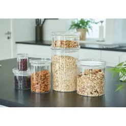 Boîte de conservation ronde pour placard 800 ml