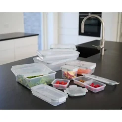 Boîte Hermétique Alimentaire carrée de 190 ml à 5,2 litres - 5,2 Litres