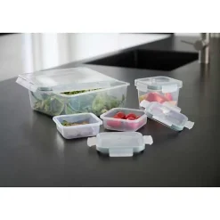 Boîte Hermétique Alimentaire carrée de 190 ml à 5,2 litres - 5,2 Litres