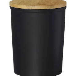 Boîte pour Cuisine Noire élégante en grès 1,8 litre