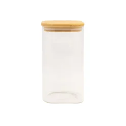 Boîte rectangulaire en verre avec couvercle hermétique 1,6 L
