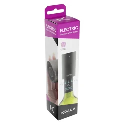 Bouchon à vide électrique rechargeable Noir - Flavour par Koala